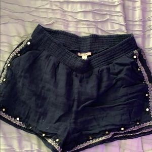 Blue soft shorts from Francescas.